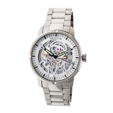 Load image into Gallery viewer, Heritor Automatic Ryder Skeleton Dial Bracelet Watch - Silver/White - HERHR4607
