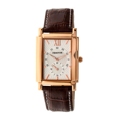 Heritor Automatic Frederick Leather-Band Watch - HERHR6104