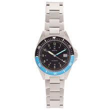 Load image into Gallery viewer, Heritor Automatic Calder Bracelet Watch w/Date - Silver/Black-Blue - HERHS2804
