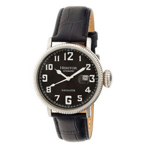 Heritor Automatic Olds Leather-Band Watch