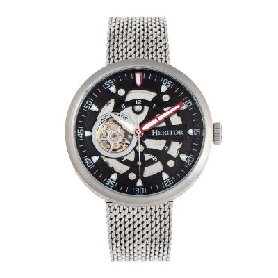 Heritor Automatic Jasper Skeleton Bracelet Watch - HERHR8701