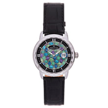 Load image into Gallery viewer, Heritor Automatic Protégé Leather-Band Watch w/Date - Silver/Black - HERHS2901
