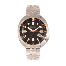 Load image into Gallery viewer, Heritor Automatic Morrison Bracelet Watch w/Date - Black/Orange - HERHR7610
