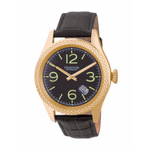 Load image into Gallery viewer, Heritor Automatic Barnes Leather-Band Watch w/Date - Gold/Black - HERHR7104

