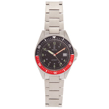 Load image into Gallery viewer, Heritor Automatic Calder Bracelet Watch w/Date - Silver/Black-Red - HERHS2803
