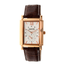Load image into Gallery viewer, Heritor Automatic Frederick Leather-Band Watch - Rose Gold/Silver - HERHR6104
