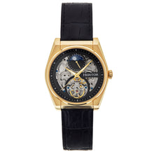Load image into Gallery viewer, Heritor Automatic Daxton Skeleton Watch - Black/Gold - HERHS3004
