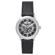 Load image into Gallery viewer, Heritor Automatic Dayne Leather-Band Watch w/Date - Black/White - HERHS2606
