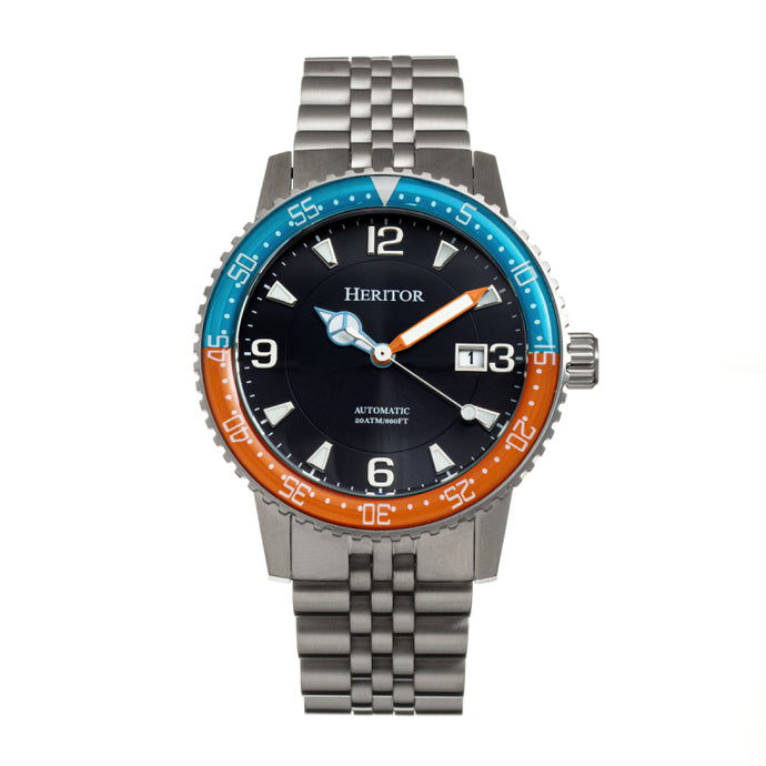 Heritor Automatic Dominic Bracelet Watch w/Date - HERHR9805