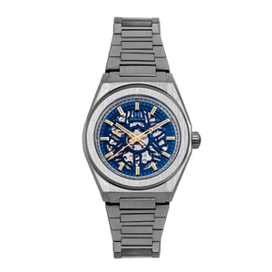 Heritor Automatic Atlas Bracelet Watch - Blue & White - HERHS1301