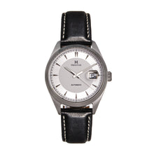 Load image into Gallery viewer, Heritor Automatic Ashton Leather-Band Watch w/Date - White/Black - HERHS1402
