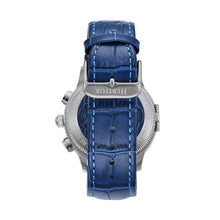 Load image into Gallery viewer, Heritor Automatic Apostle Leather Band Watch w/ Day-Date - Blue/Blue- HERHS2702
