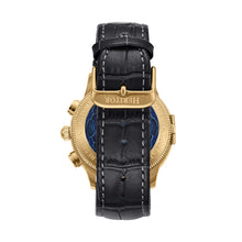 Load image into Gallery viewer, Heritor Automatic Apostle Leather Band Watch w/ Day-Date - Black/Gold - HERHS2704
