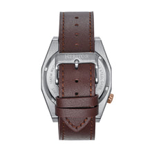 Load image into Gallery viewer, Heritor Automatic Amadeus Semi-Skeleton Leather-Band Watch - Rose Gold/Brown - HERHS3404
