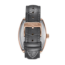 Load image into Gallery viewer, Heritor Automatic Masterson Semi-Skeleton Leather-Band Watch - Rose Gold/Grey - HERHS3505
