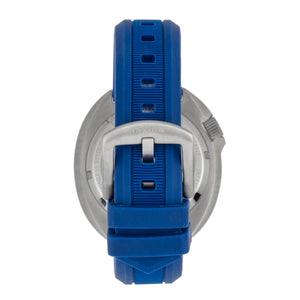 Heritor Automatic Matador Box Set with Interchangable Bands and Date Display - Blue/Silver - HERHR9304