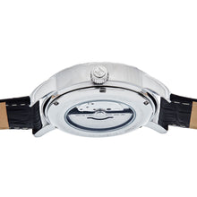 Load image into Gallery viewer, Heritor Automatic Protégé Leather-Band Watch w/Date - Silver/Black - HERHS2901
