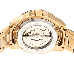 Heritor Automatic Lucius Bracelet Watch w/Date - Gold/Blue  - HERHR7804