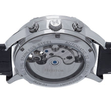 Load image into Gallery viewer, Heritor Automatic Wilhelm Semi-Skeleton Leather-Band Watch w/Day/Date - Black - HERHS2105
